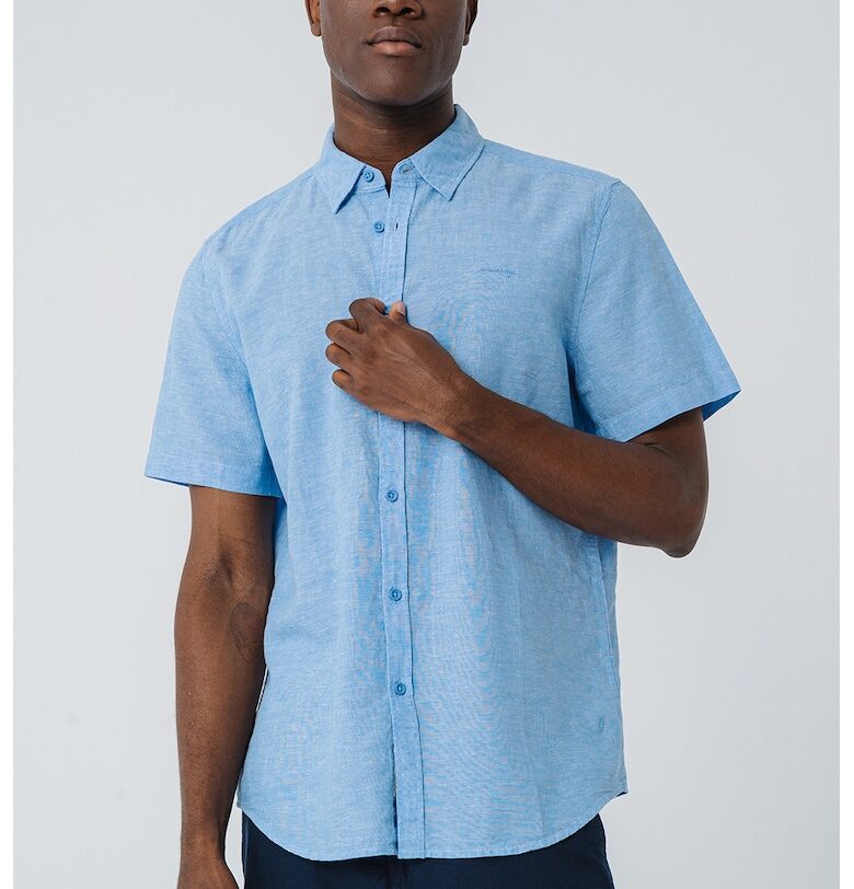 Риза Berkeley с лен Mustang