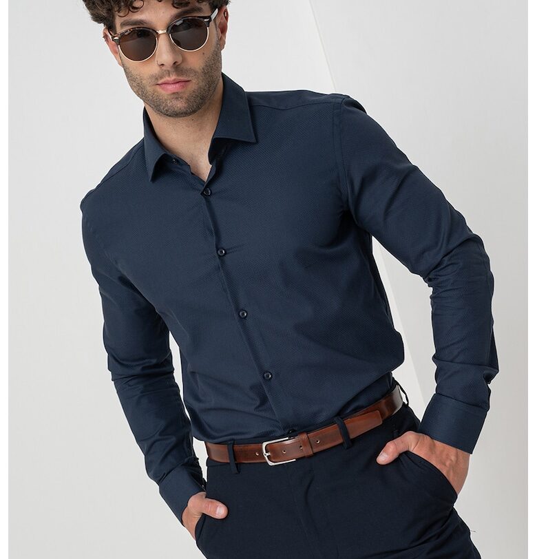 Риза Kenno с дълги ръкави HUGO