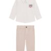 Риза и спортен панталон с бродирано лого - 2 части GUESS KIDS