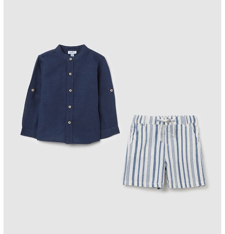 Риза и шорти с памук и лен OVS