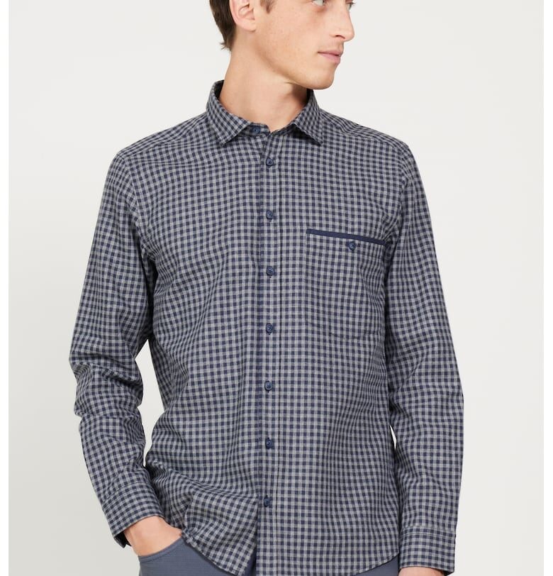 Риза на каре с обшит джоб ACCo