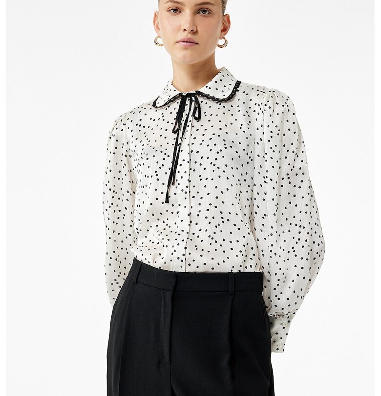 Риза на точки с яка Peter Pan KOTON