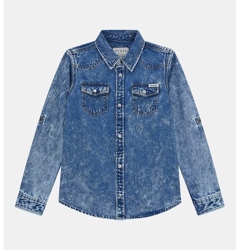 Риза от деним с копчета GUESS KIDS