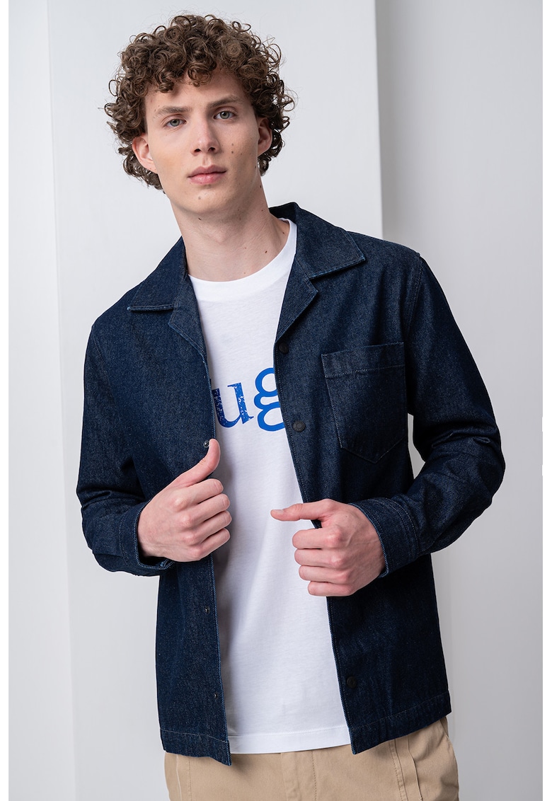 Риза от деним с ниска яка HUGO