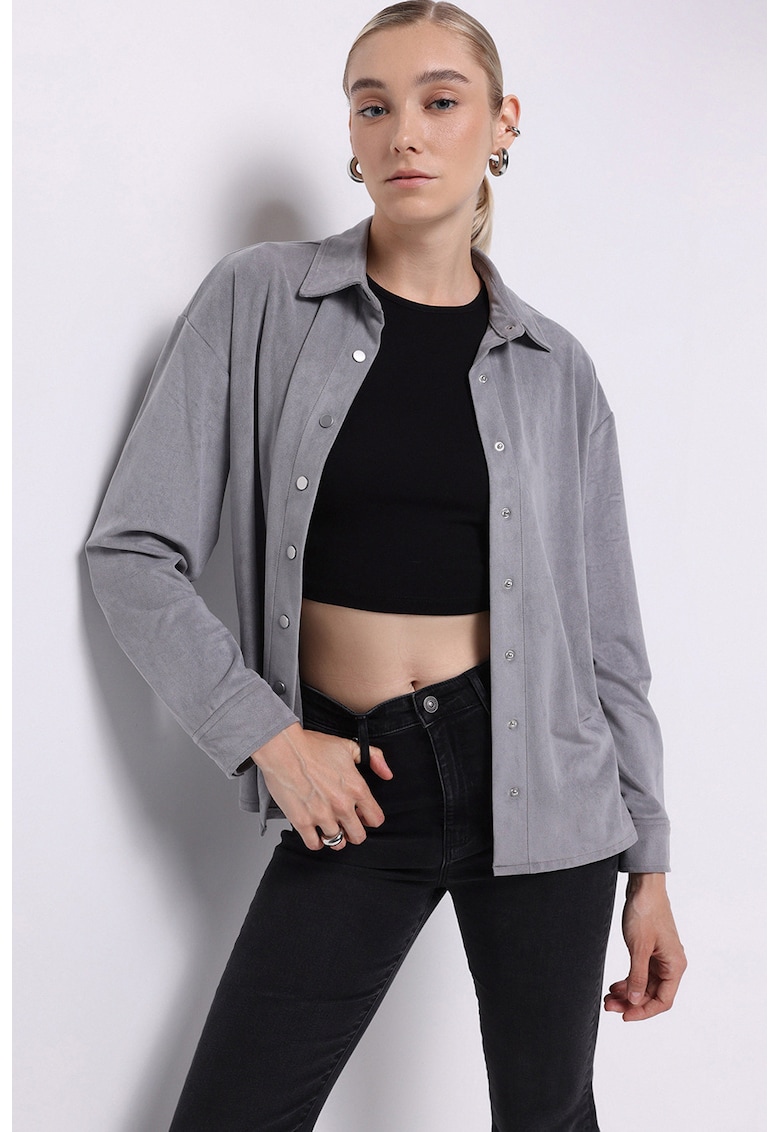 Риза от еко велур COLINS