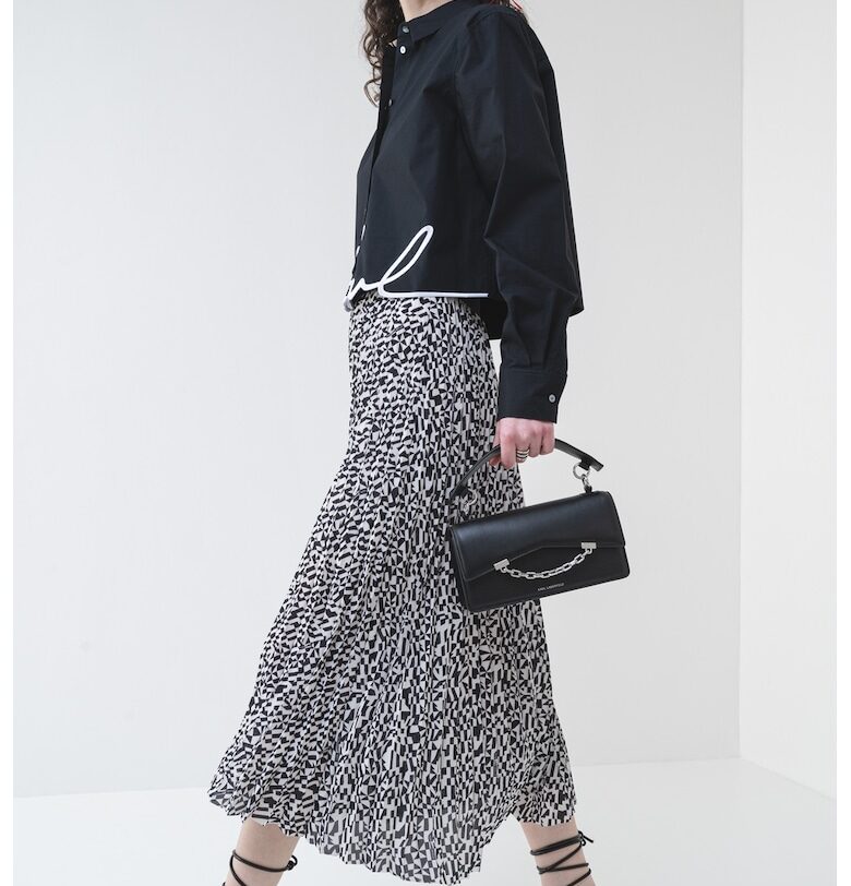 Риза от органичен памук с лого Karl Lagerfeld