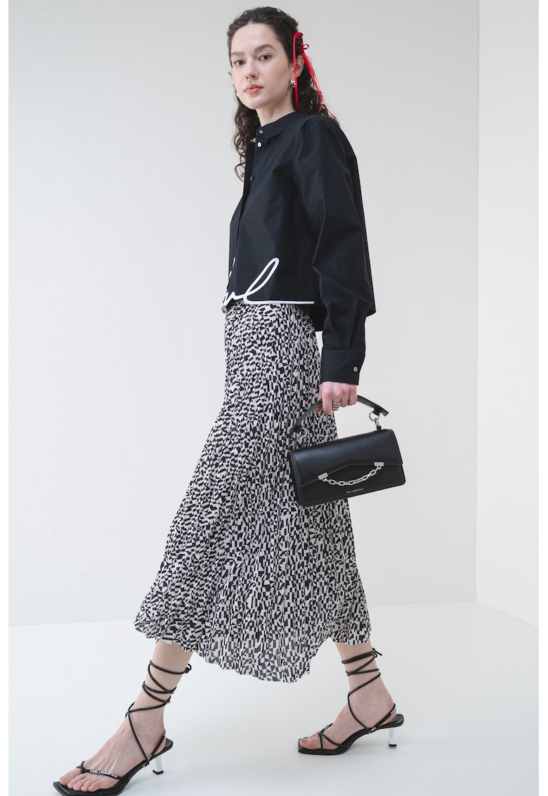 Риза от органичен памук с лого Karl Lagerfeld