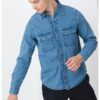 Риза от шамбре ARMANI EXCHANGE