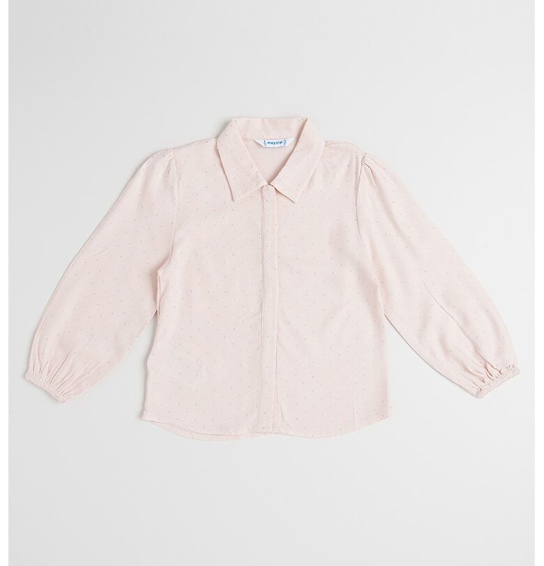 Риза с бляскав принт Mayoral