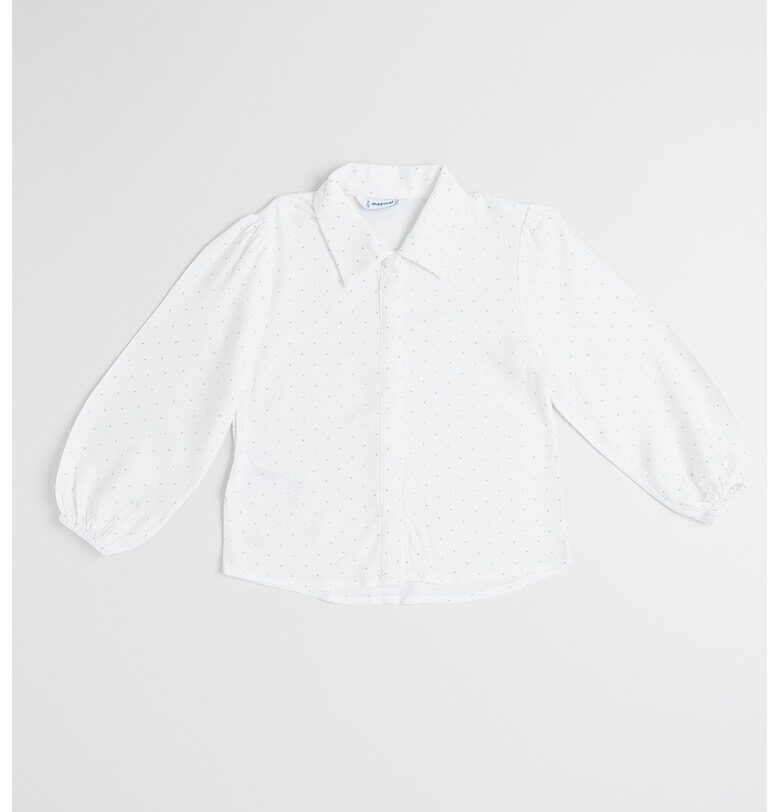 Риза с бляскав принт Mayoral