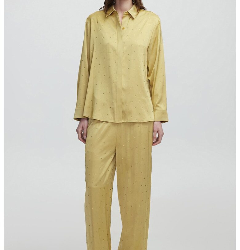 Риза с декоративни камъни Ipekyol