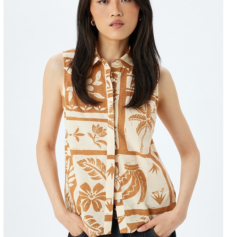 Риза с десен - без ръкави KOTON