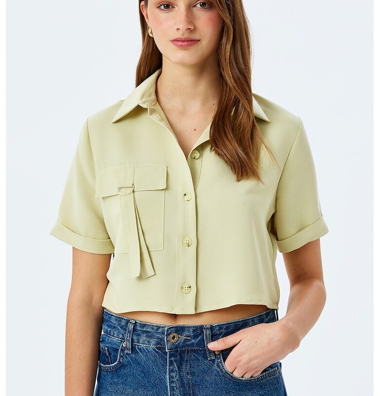 Риза с джоб KOTON