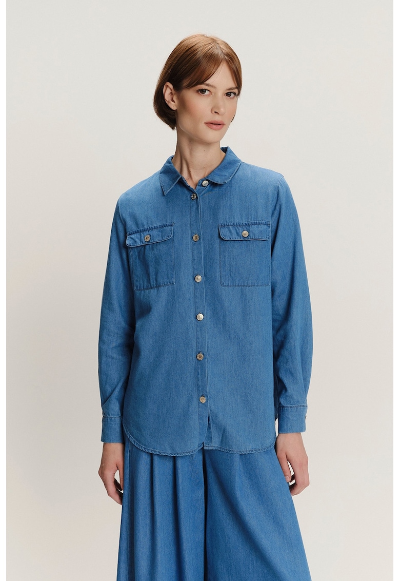 Риза с джобове с капаче GreenPoint