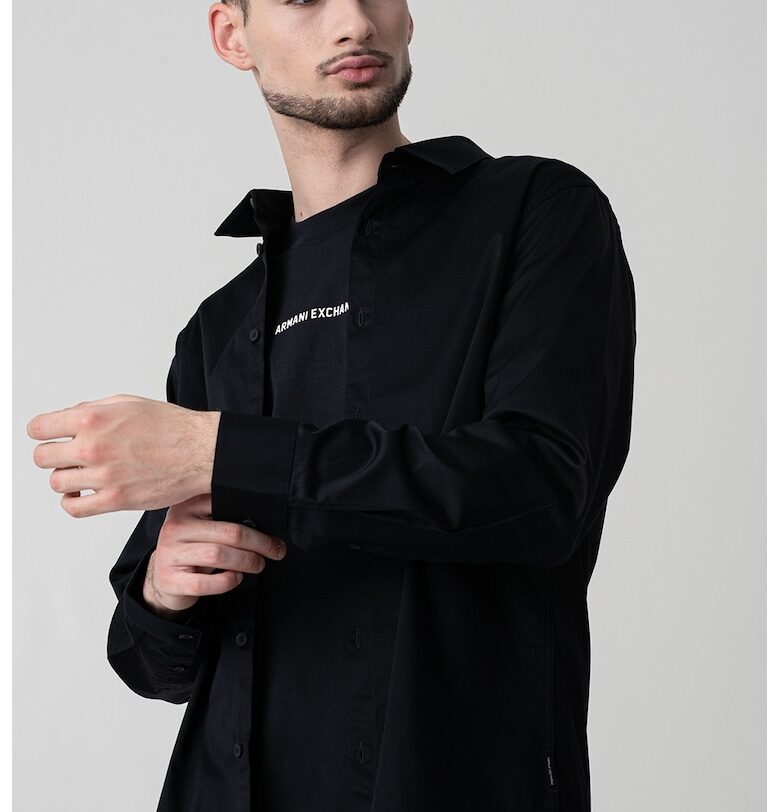 Риза с дълги ръкави ARMANI EXCHANGE