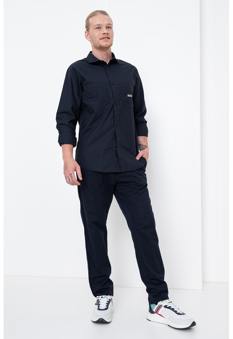 Риза с дълги ръкави и лого ARMANI EXCHANGE