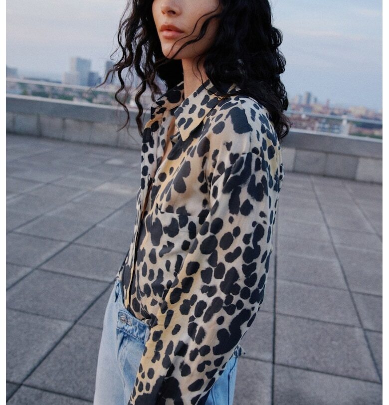 Риза с животински принт Mango