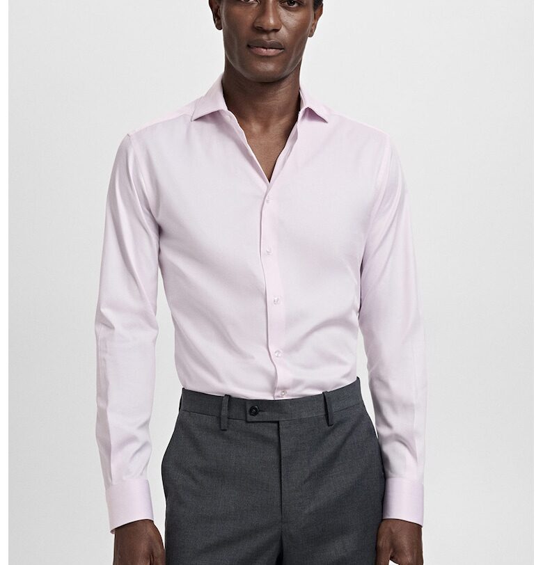 Риза с класическа яка Mango