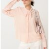 Риза с коприна и панделка Stefanel