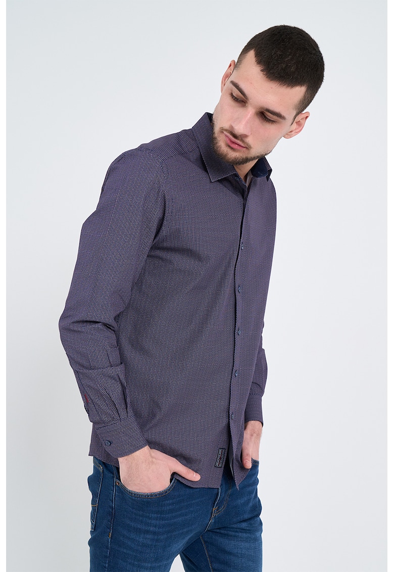 Риза с копчета на маншетите Lee Cooper