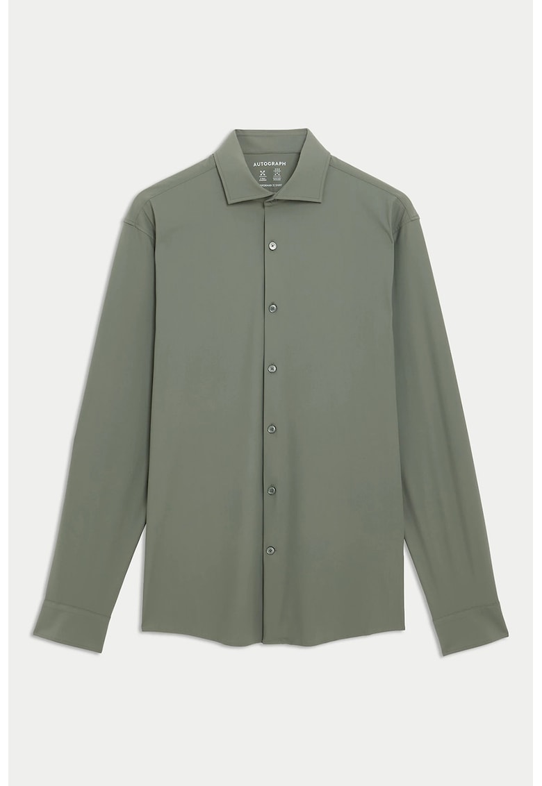 Риза с копчета на маншетите Marks Spencer