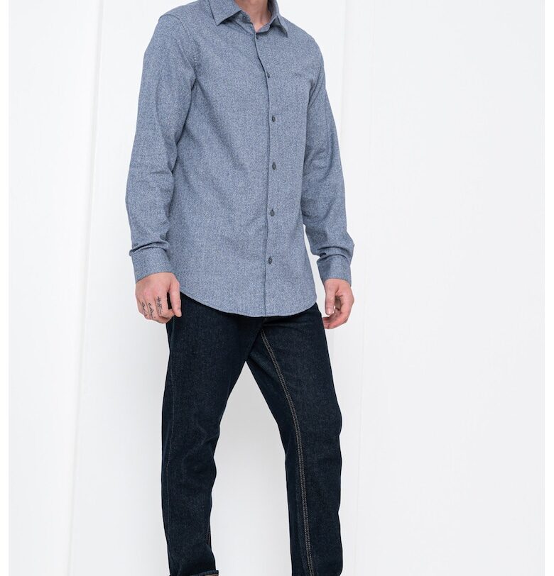 Риза с копчета на яката ARMANI EXCHANGE