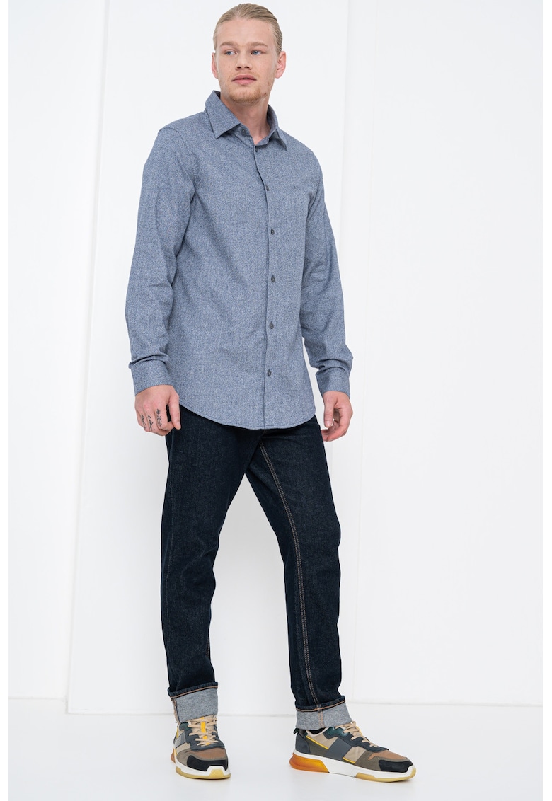 Риза с копчета на яката ARMANI EXCHANGE