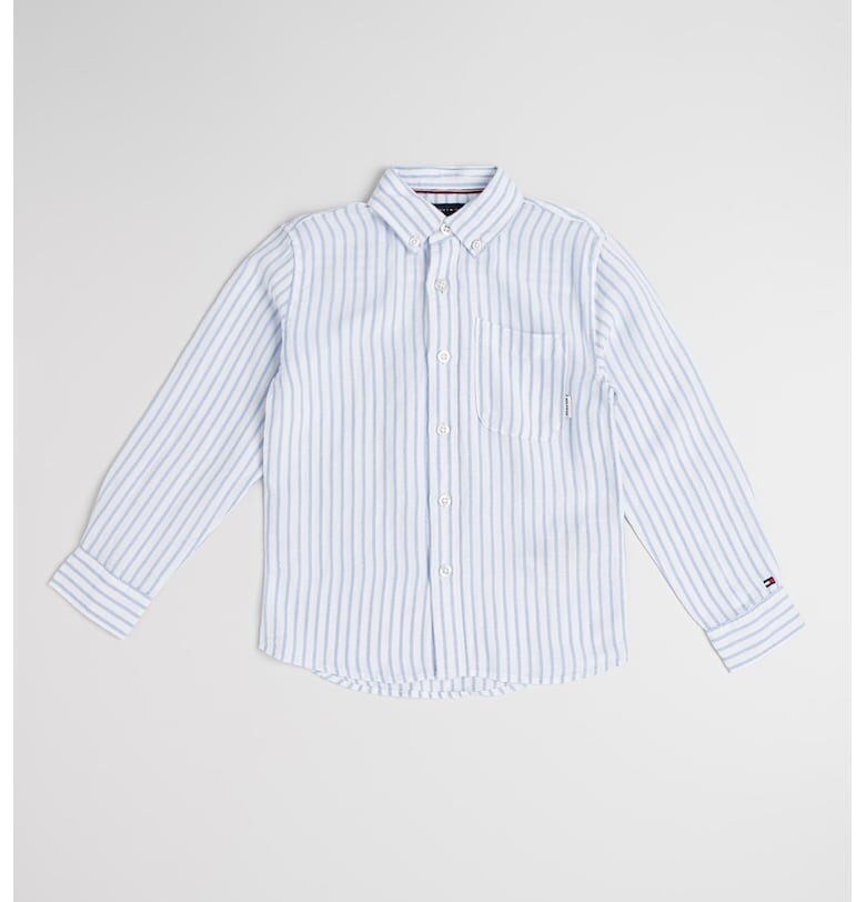 Риза с лен на райе Tommy Hilfiger