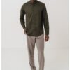 Риза с лиосел и лен с яка Henley ARMANI EXCHANGE