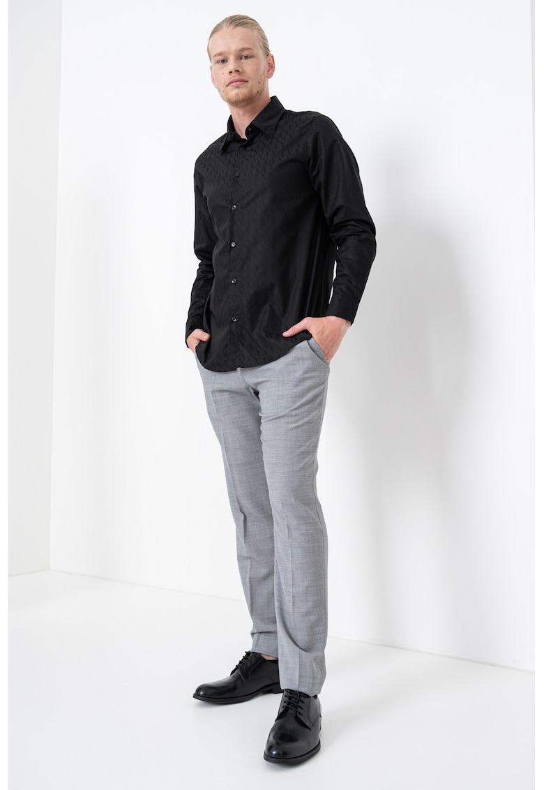 Риза с монограм ARMANI EXCHANGE