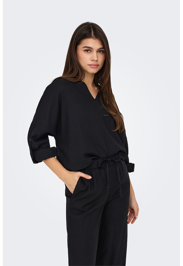 Риза с овален подгъв Only