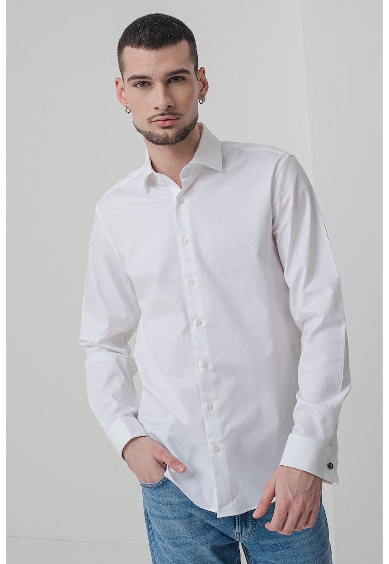 Риза с органичен памук CALVIN KLEIN