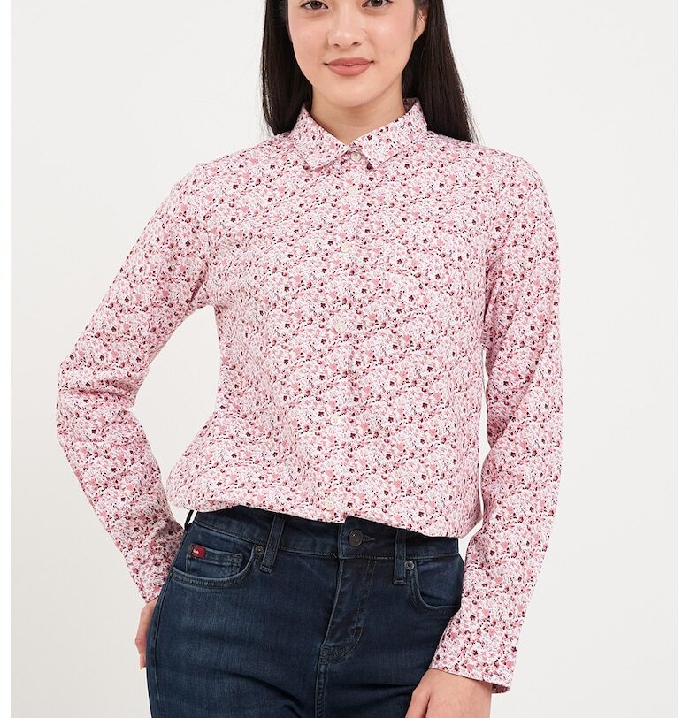 Риза с памук и десен Lee Cooper