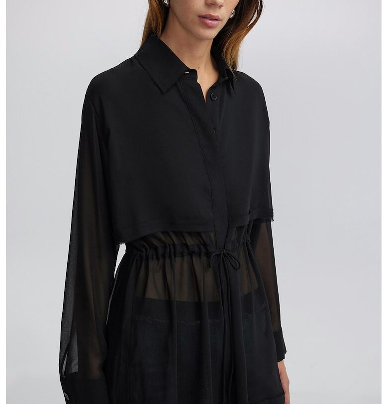 Риза с полупрозрачни панели Ipekyol