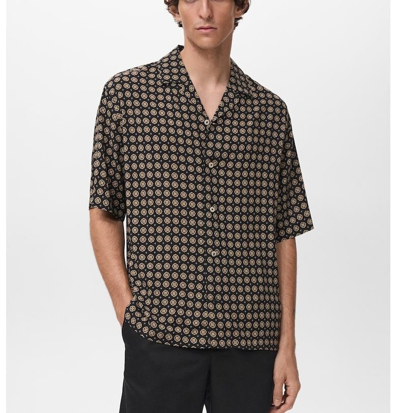 Риза с принт Mango