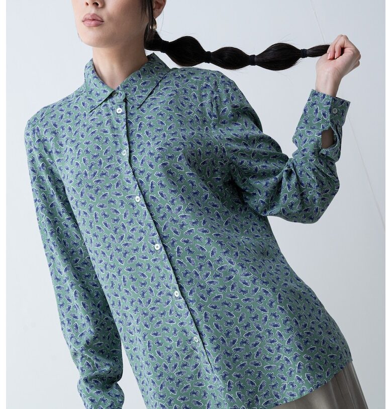 Риза с принт United Colors of Benetton