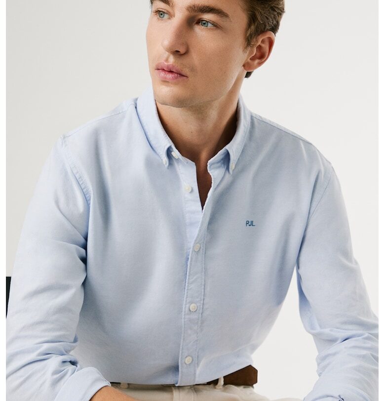 Риза с яка с копчета Pepe Jeans London