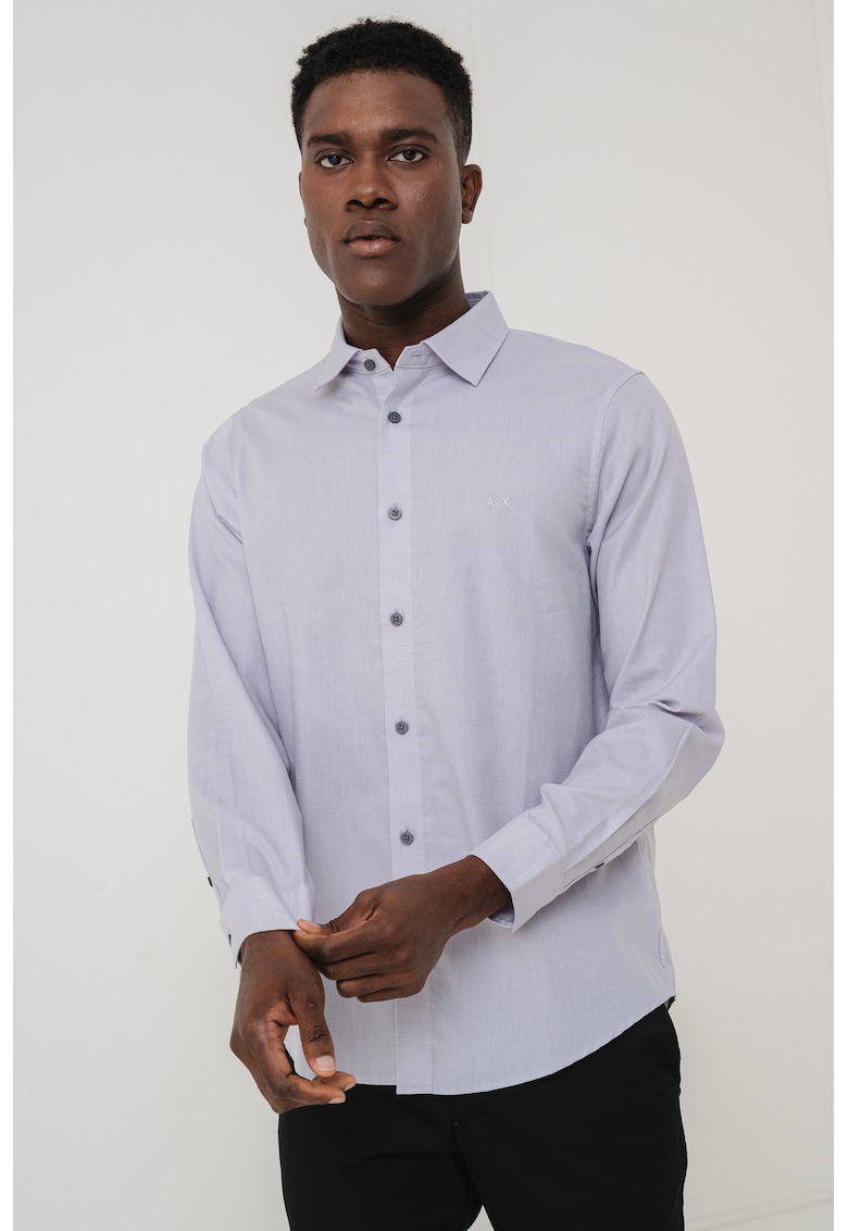 Риза със стандартна кройка ARMANI EXCHANGE