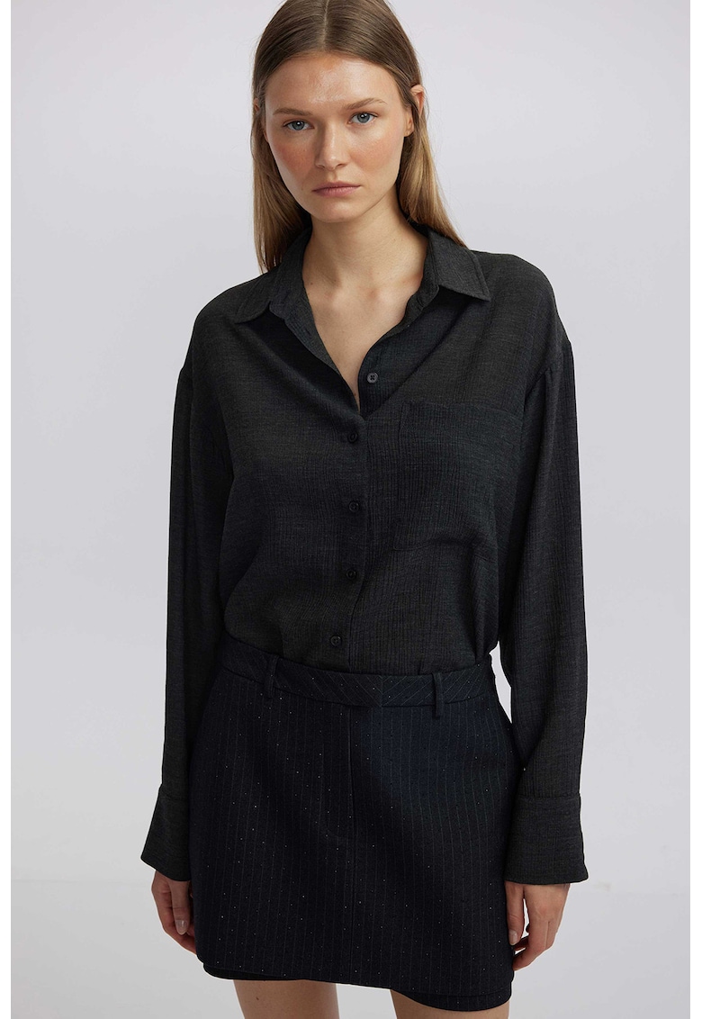 Рипсена риза с дълги ръкави Ipekyol