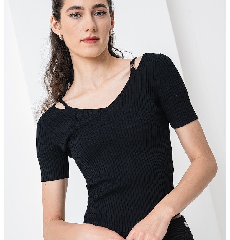 Рипсена шпиц тениска Shata HUGO