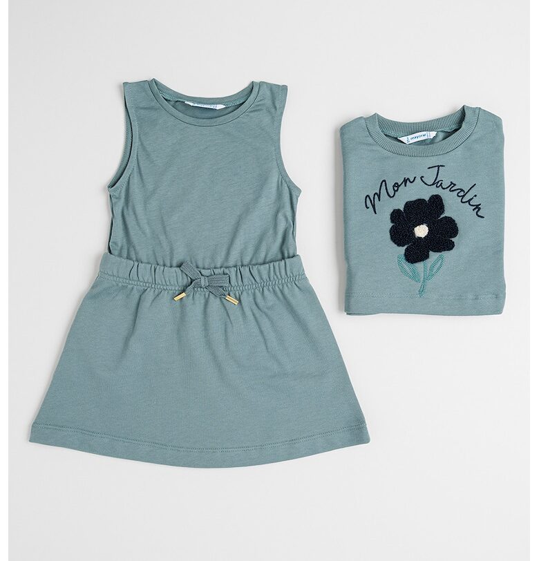 Рокля и блуза с бродерии - 2 части Mayoral