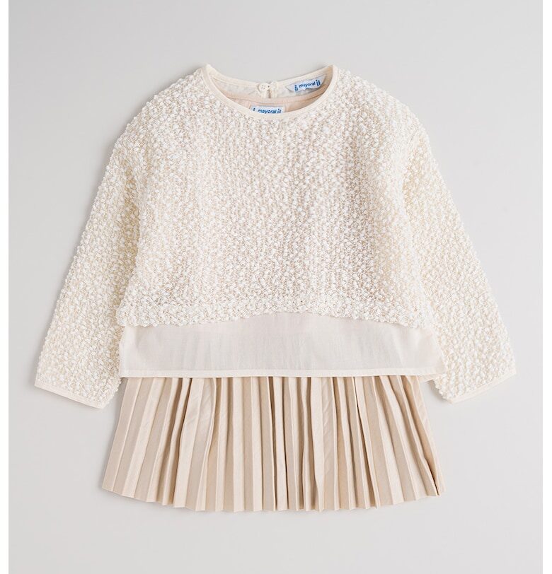 Рокля тип пуловер с дизайн 2 в 1 Mayoral