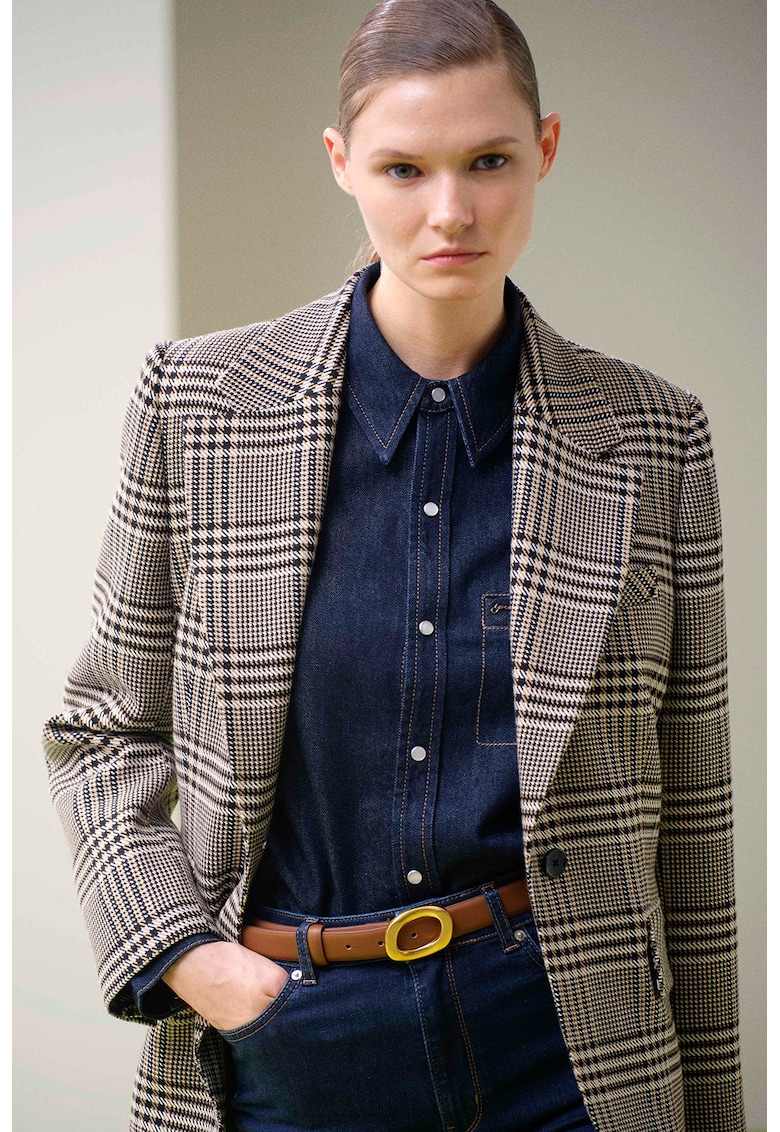 Сако на каре с раздвоен ревер Ipekyol