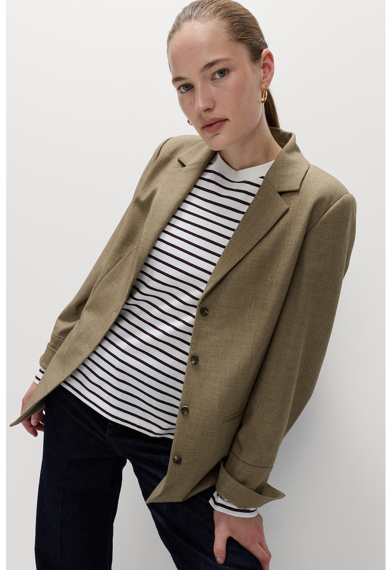 Сако с обшити джобове Marks  Spencer