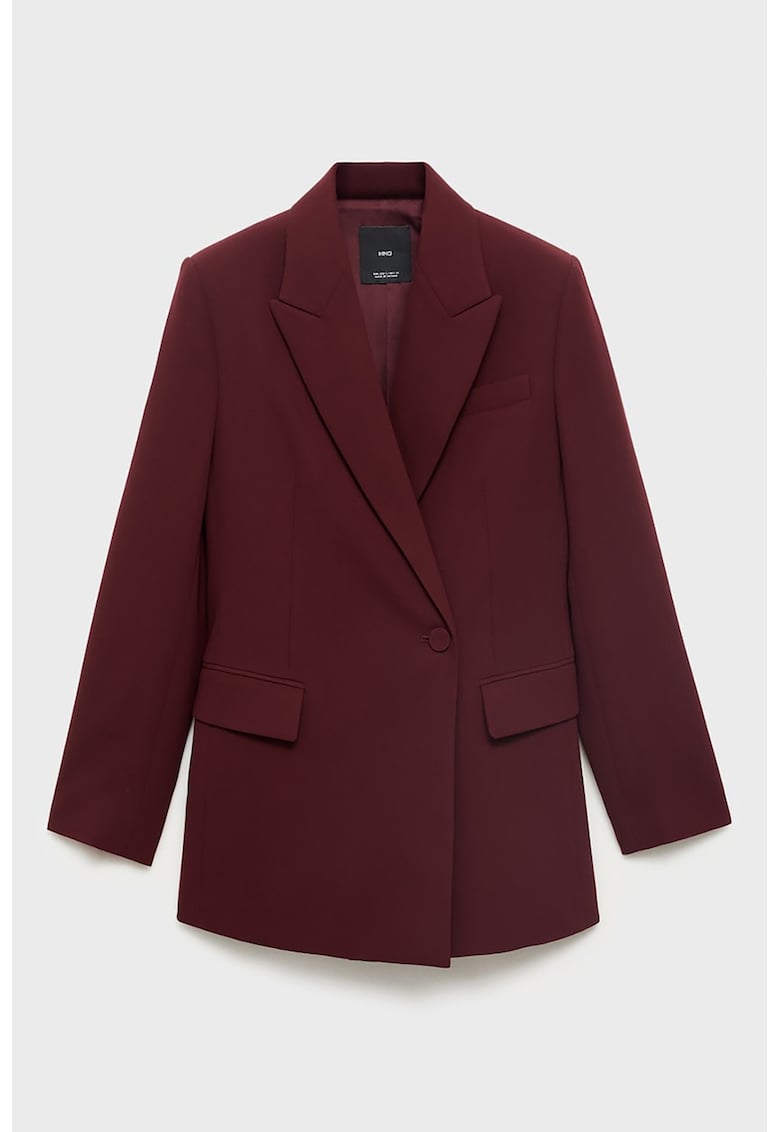 Сако с раздвоен ревер Mango