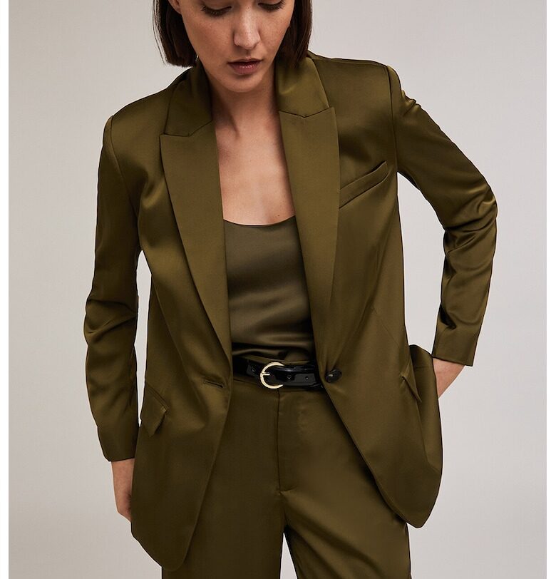 Сатенено сако с джобове с капачета Motivi