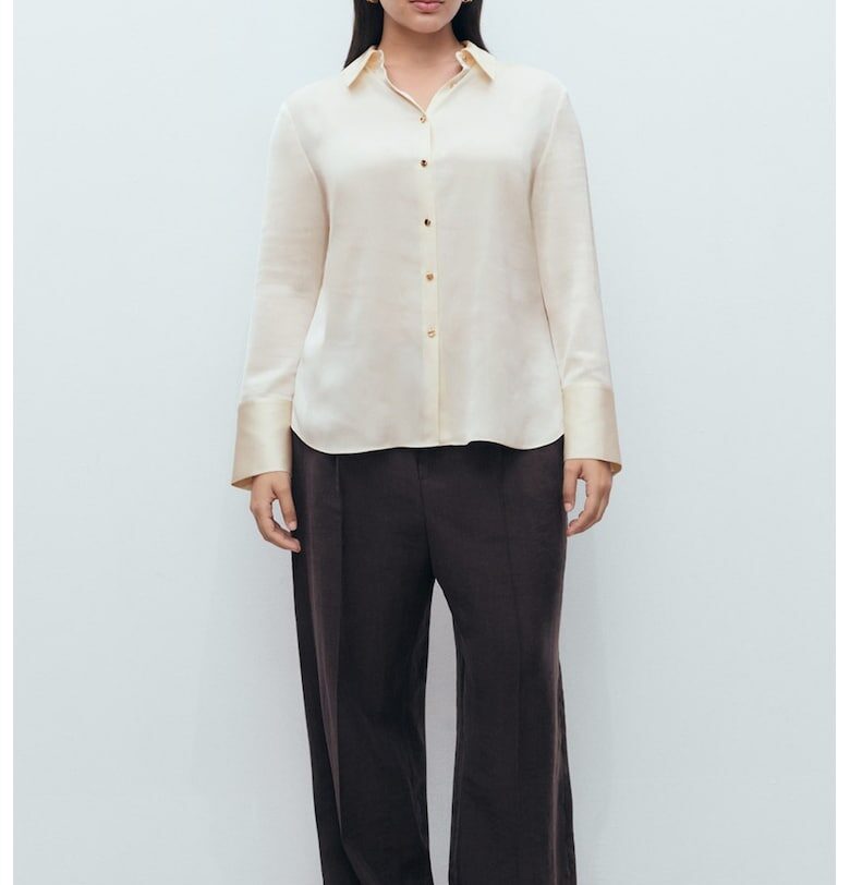 Сатинирана риза Mango