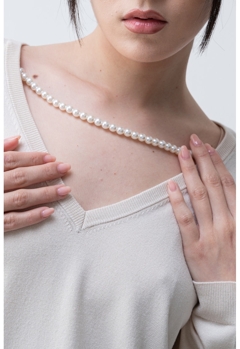 Свободен пуловер с шпиц Liu Jo