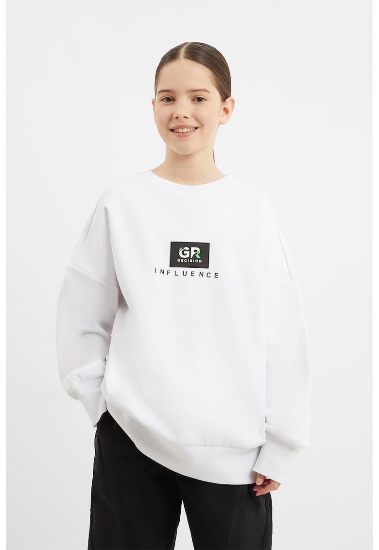 Свободен суитшърт с еластични маншети GULLIVER