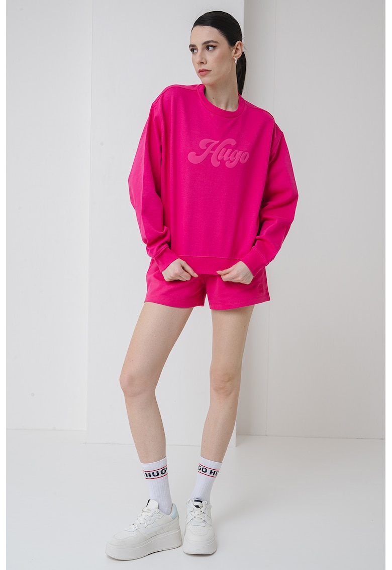 Свободен суитшърт с лого HUGO